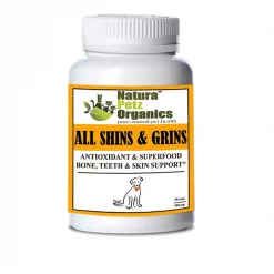 Natura Petz Organics All Shins & Grins Dog Supplement, 90 count