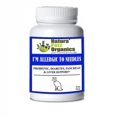 Natura Petz Organics I'm Allergic To Needles Cat Supplement, 90 count