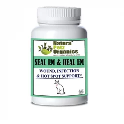 Natura Petz Organics Seal Em & Heal Em Homeopathic Medicine for Wounds for Cats