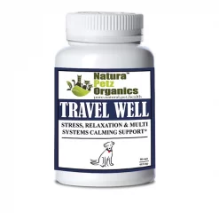 Natura Petz Organics Travel Well Dog Supplement, 90 count