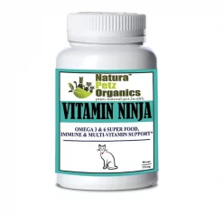 Natura Petz Organics Vitamin Ninja Cat Supplement, 90 count