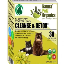 Natura Petz Organics Cleanse & Detox Starter Pack Cat Supplement, 30 count