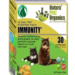 Natura Petz Organics Immunity Starter Pack Cat Supplement, 30 count