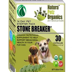Natura Petz Organics Stone Breaker Starter Pack Homeopathic Medicine for Bladder Stones & Kidney Stones for Dogs