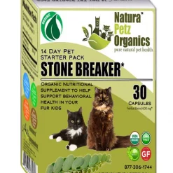 Natura Petz Organics Stone Breaker Starter Pack Homeopathic Medicine for Bladder Stones & Kidney Stones for Cats