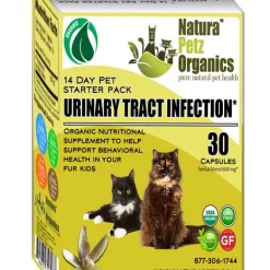 Natura Petz Organics Starter Pack Homeopathic Medicine for Urinary Tract Infections (UTI) for Cats