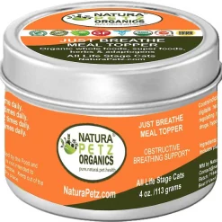 Natura Petz Organics Just Breathe Cat Supplement, 4-oz jar