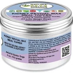 Natura Petz Organics Natura Pets Organics Kidney Revival Max Dog Supplement, 4-oz jar -Natura Petz Organics Sales 2022 314185 PT2. SY630 V1635773783
