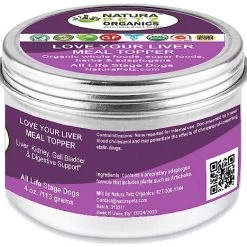 Natura Petz Organics Love Your Liver Dog Supplement, 4-oz jar -Natura Petz Organics Sales 2022 314193 PT2. SY630 V1635773189