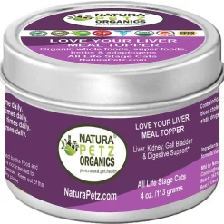 Natura Petz Organics Love Your Liver Cat Supplement, 4-oz jar