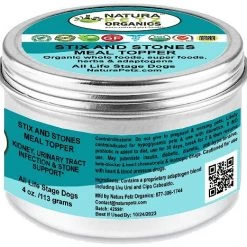 Natura Petz Organics Stix & Stones Dog Supplement, 4-oz jar 6 Natura Petz Organics Stix & Stones Dog Supplement, 4-oz jar -Natura Petz Organics Sales 2022 314201 PT2. SY630 V1635772595