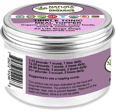 Natura Petz Organics Tinkle Tonic Dog Supplement, 4-oz jar 2 Natura Petz Organics Tinkle Tonic Dog Supplement, 4-oz jar - Image 2