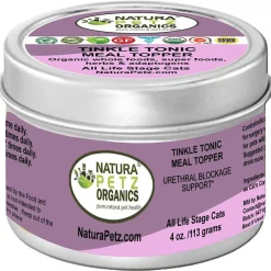 Natura Petz Organics Tinkle Tonic Cat Supplement, 4-oz jar