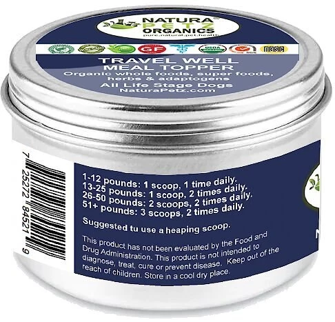 Natura Petz Organics Nature Petz Organics Travel Well Dog Supplement, 4-oz jar 2 Natura Petz Organics Nature Petz Organics Travel Well Dog Supplement, 4-oz jar - Image 2