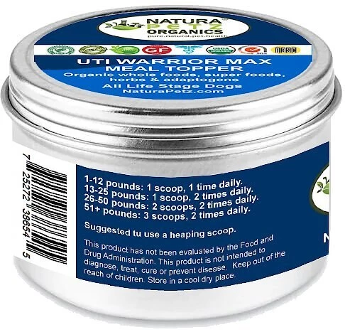 Natura Petz Organics Uti Warrior Dog Supplement, 4-oz jar 2 Natura Petz Organics Uti Warrior Dog Supplement, 4-oz jar - Image 2