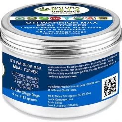 Natura Petz Organics Uti Warrior Dog Supplement, 4-oz jar 6 Natura Petz Organics Uti Warrior Dog Supplement, 4-oz jar -Natura Petz Organics Sales 2022 314217 PT2. SY630 V1635774094