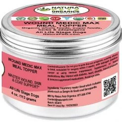 Natura Petz Organics Wound Medic Dog Supplement, 4-oz jar -Natura Petz Organics Sales 2022 314221 PT2. SY630 V1635772883