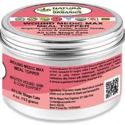 Natura Petz Organics Wound Medic Cat Supplement, 4-oz jar 6 Natura Petz Organics Wound Medic Cat Supplement, 4-oz jar -Natura Petz Organics Sales 2022 314223 PT2. SY630 V1635772589