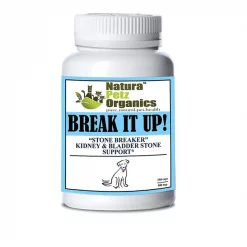 Natura Petz Organics Break It Up! Homeopathic Medicine for Stone Breaking for Dogs, 250 count