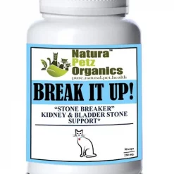 Natura Petz Organics Break It Up! Homeopathic Medicine for Stone Breaking for Cats