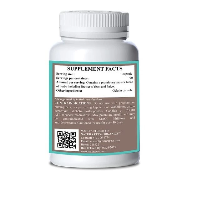 Natura Petz Organics Flea + Tick Dog Supplement 3 Natura Petz Organics Flea + Tick Dog Supplement - Image 3