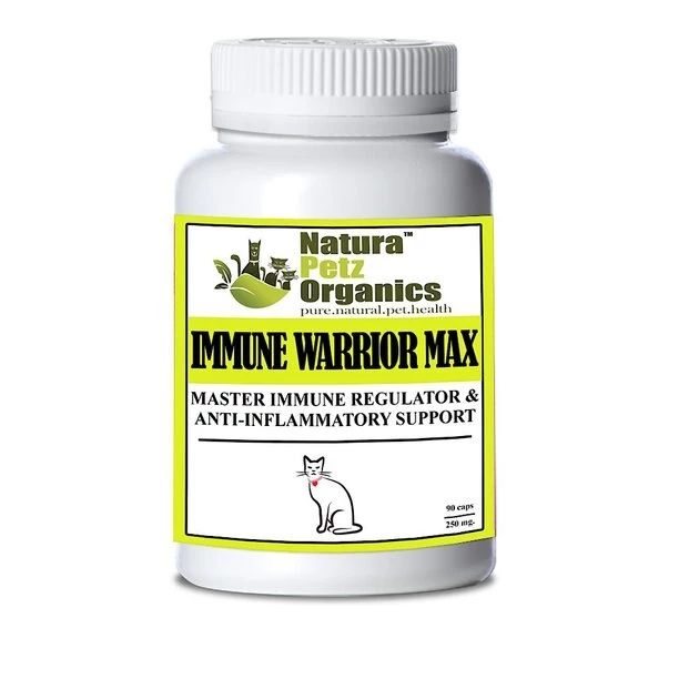 Natura Petz Organics Immune Warrior Max Cat Supplement 1 Natura Petz Organics Immune Warrior Max Cat Supplement
