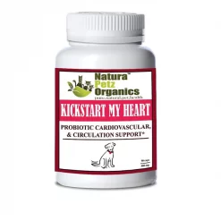 Natura Petz Organics Kick Start My Heart Dog Supplement, 90 count
