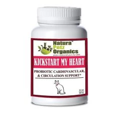 Natura Petz Organics Kick Start My Heart Cat Supplement, 90 count