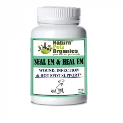 Natura Petz Organics Seal Em & Heal Em Homeopathic Medicine for Wounds for Dogs