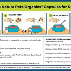 Natura Petz Organics Serenity Zen Dog Supplement -Natura Petz Organics Sales 2022 314371 PT3. SY630 V1632282181