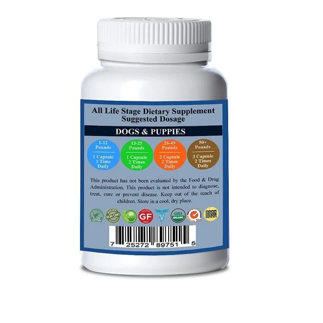 Natura Petz Organics Teariffic Dog Supplement, 90 count 2 Natura Petz Organics Teariffic Dog Supplement, 90 count - Image 2