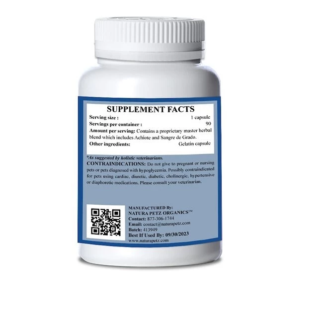 Natura Petz Organics Teariffic Dog Supplement, 90 count 3 Natura Petz Organics Teariffic Dog Supplement, 90 count - Image 3