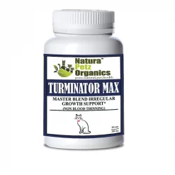 Natura Petz Organics Turminator Max Homeopathic Medicine for Adjunctive Irregular Growth Support & Abnormal Cell Recovery, for Cats