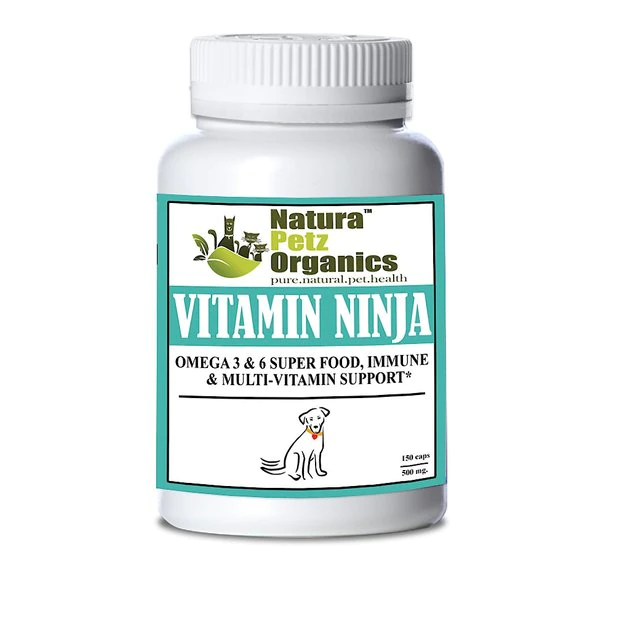 Natura Petz Organics Vitamin Ninja Dog Supplement, 150 count 1 Natura Petz Organics Vitamin Ninja Dog Supplement, 150 count