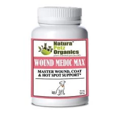 Natura Petz Organics Wound Medic Max Dog Supplement, 90 count