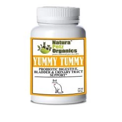 Natura Petz Organics Yummy Tummy Cat Supplement, 150 count